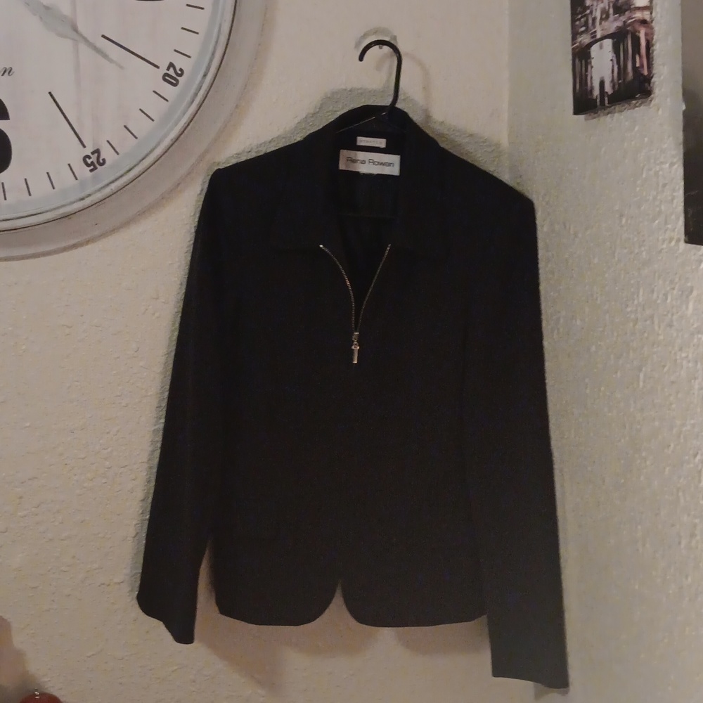 RENA ROWAN ALL BLACK SPORTS JACKET